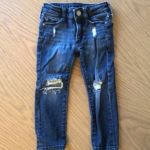 DL 1961 toddler distressed skinny jeans